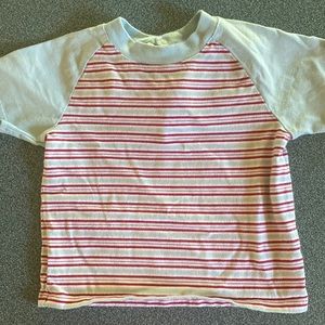 Janie & Jack Boys 6-12 mos T-Shirt white label